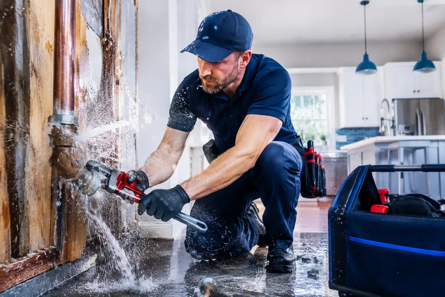 Local emergency pipe repair professionals in Freeburg, IL